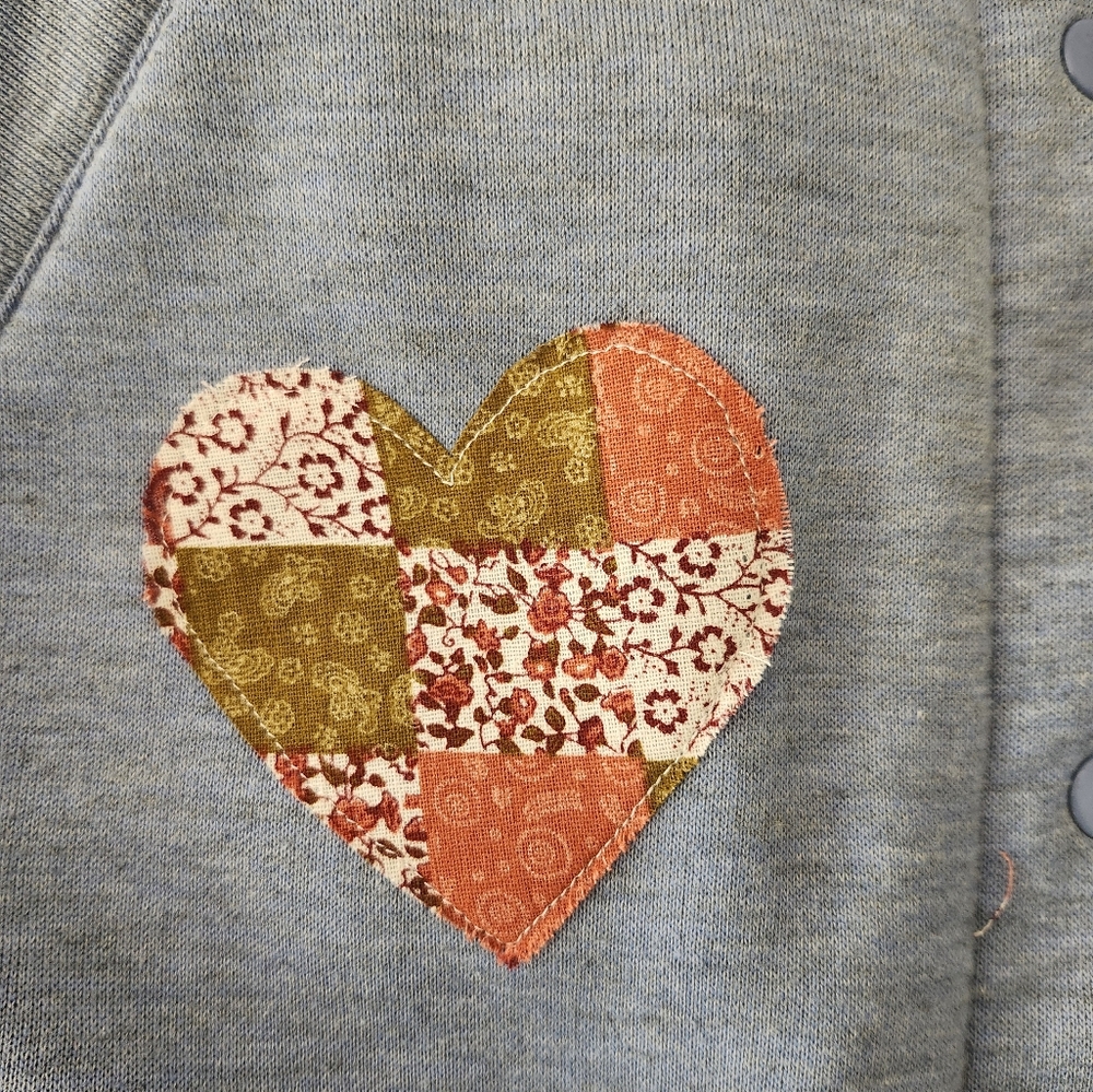 Reworked Patchwork Heart Y2K Cardigan - Picture 11 of 11
